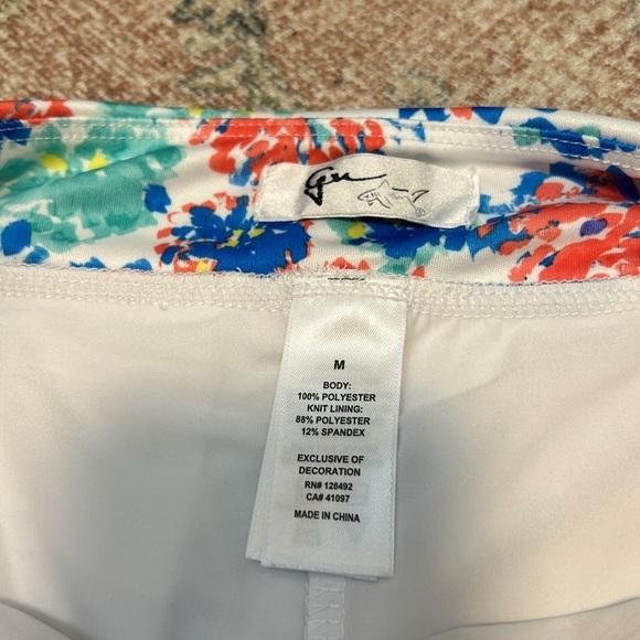 Greg Norman Womens Peony Pull-on Knit Skort Sz M - Picture 4 of 5